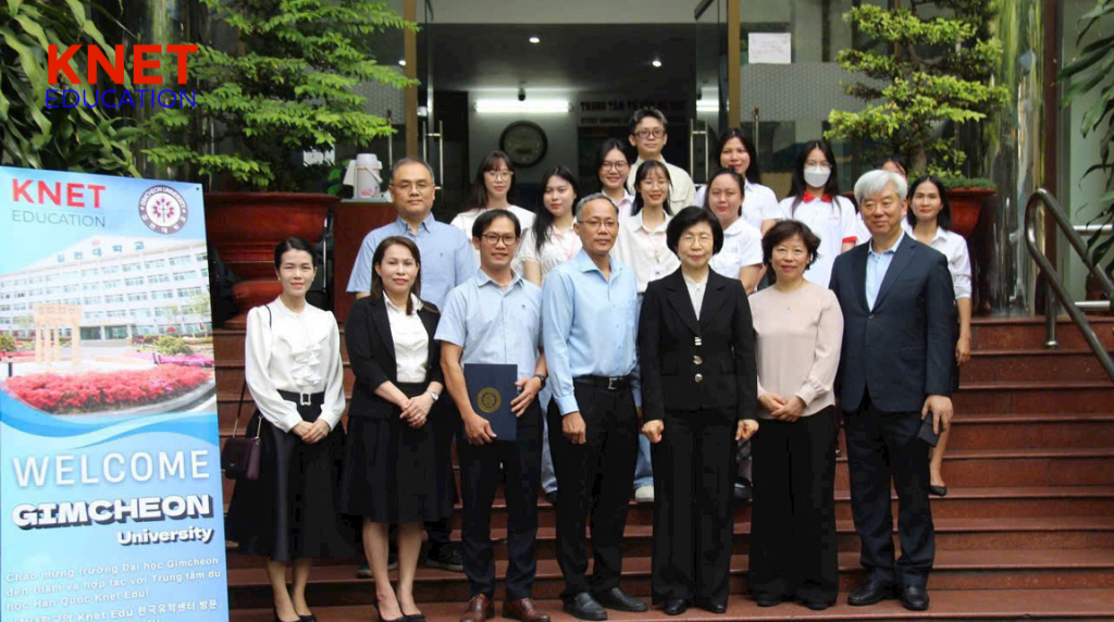 Hình ảnh buổi gặp mặt giữa Knet Edu và Đại học Gimcheon