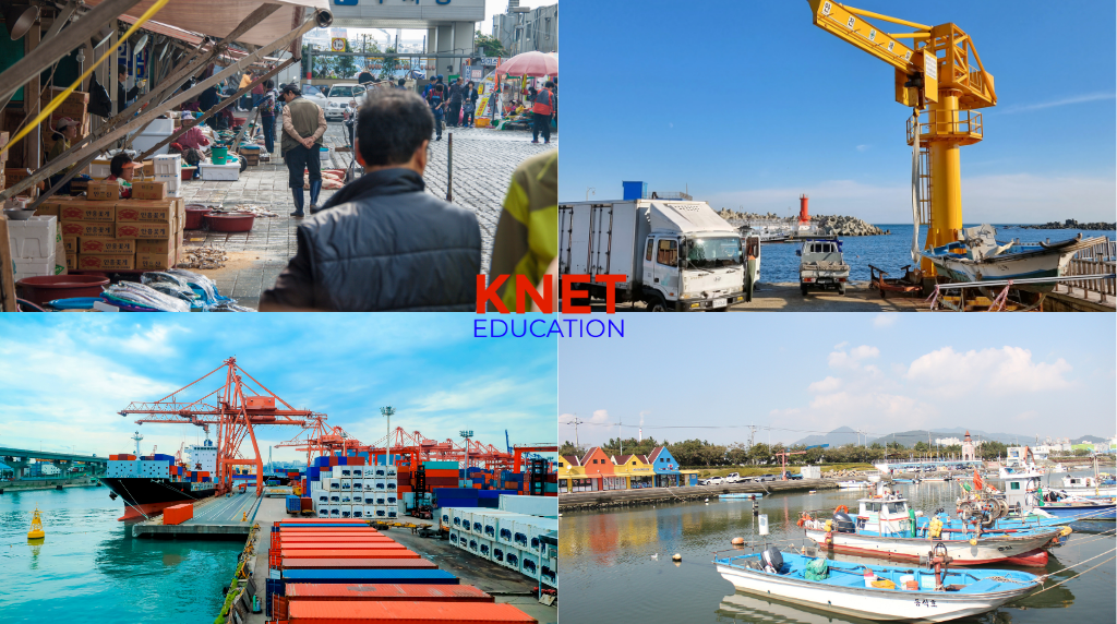Hình ảnh khu bến cảng tại Busan Hàn Quốc
