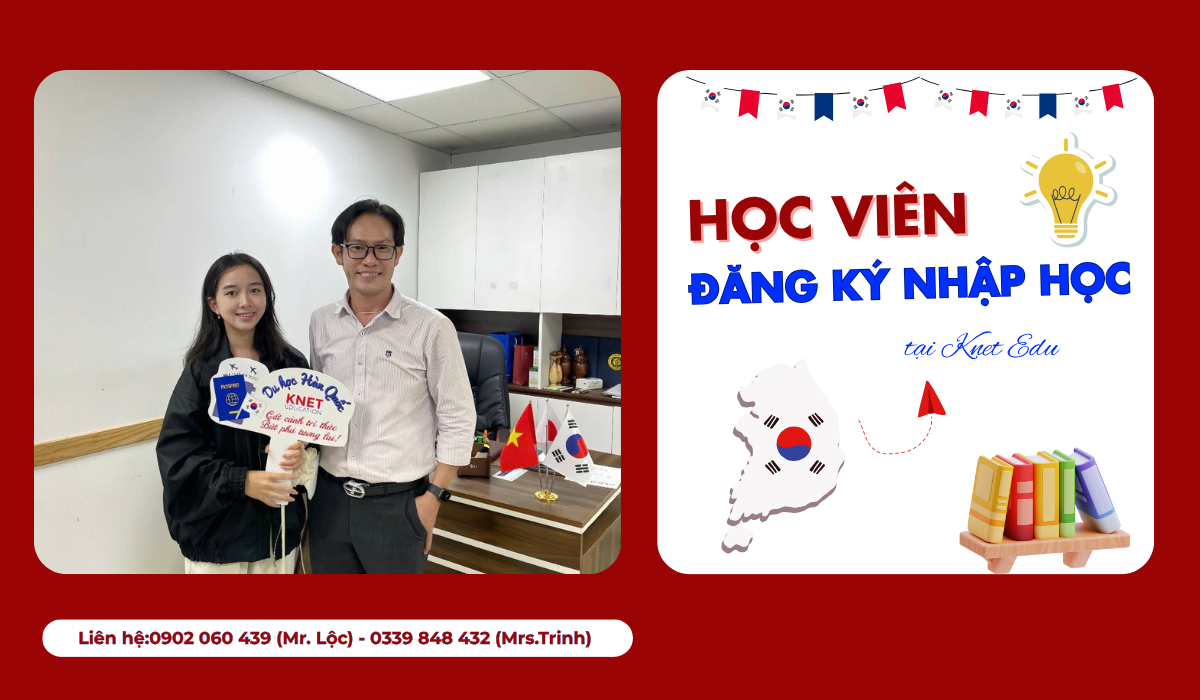 Hình ảnh học viên nhập học tại Knet Edu