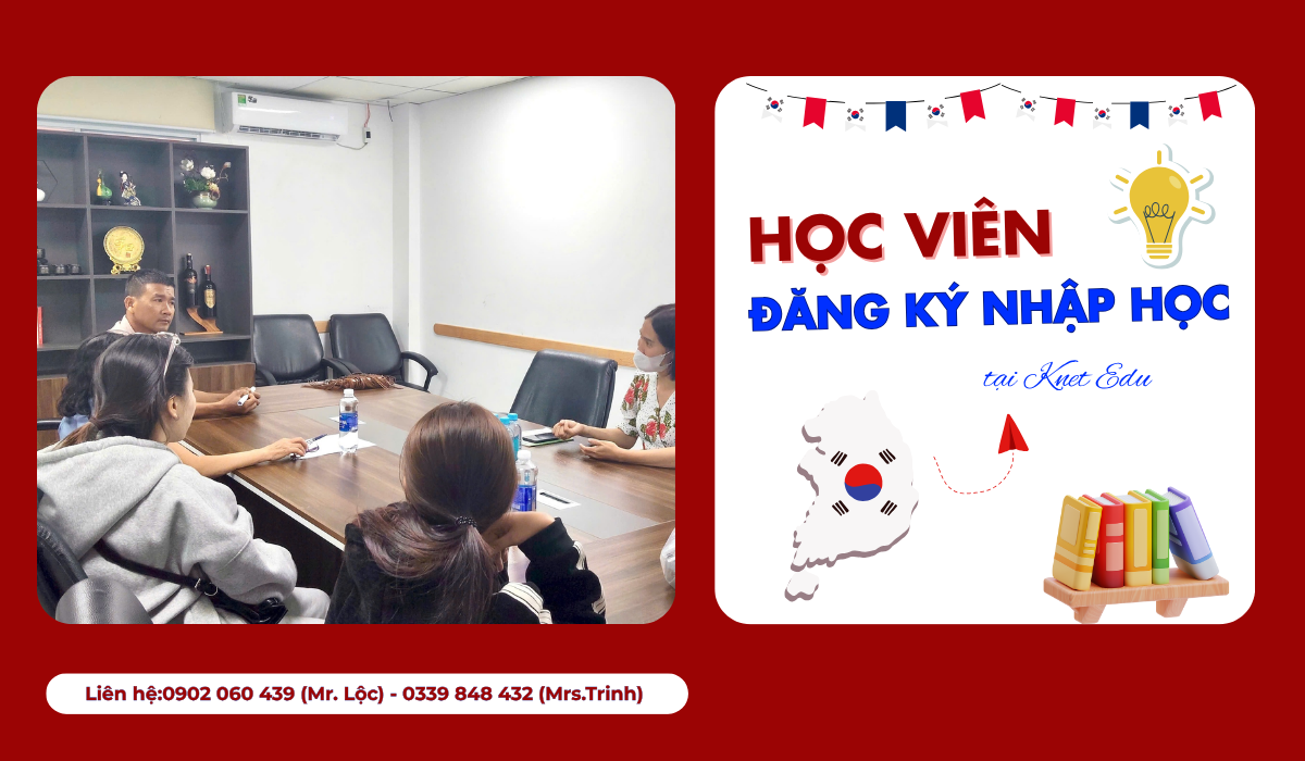 Hình ảnh học viên mới đăng ký nhập học tại Knet Edu