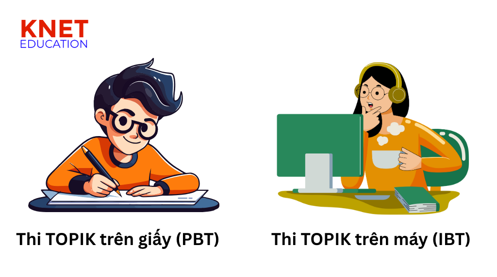 Hình thức Thi TOPIK trên giấy (PBT) và TOPIK trên máy (IBT) 