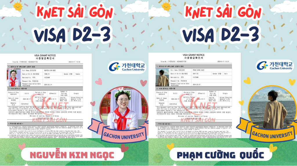 Hình ảnh học viên Knet Edu đậu visa Thạc sĩ D2-3